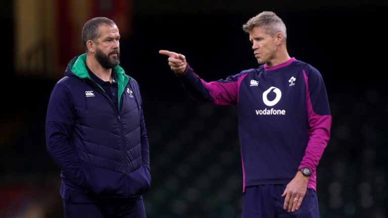 Simon Easterby confirmed as Ireland men’s interim head coach