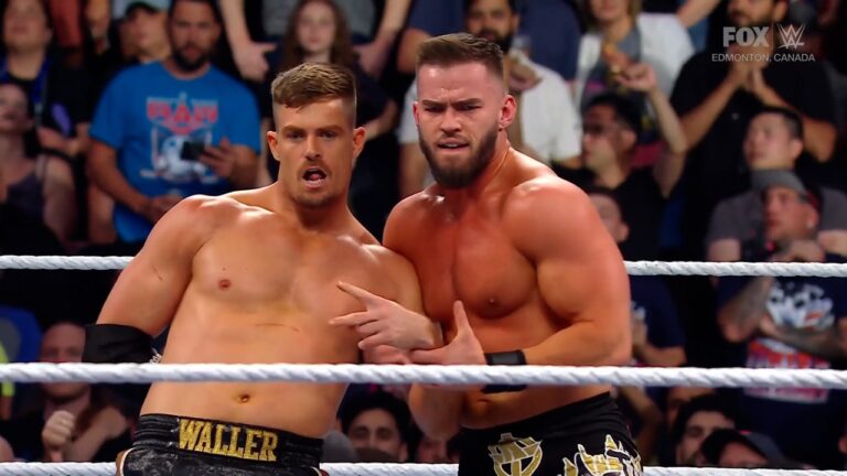 Kevin Owens silences Grayson Waller, Austin Theory in Triple Threat Match on SmackDown