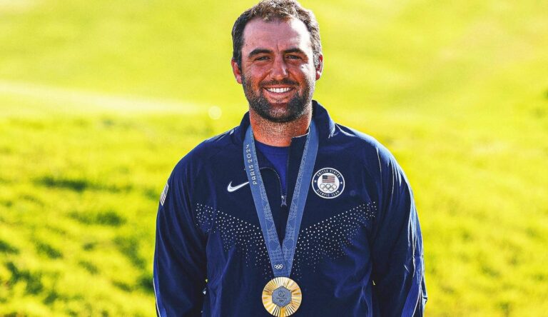 Scottie Scheffler wins Olympic golf gold with 62 in the final round