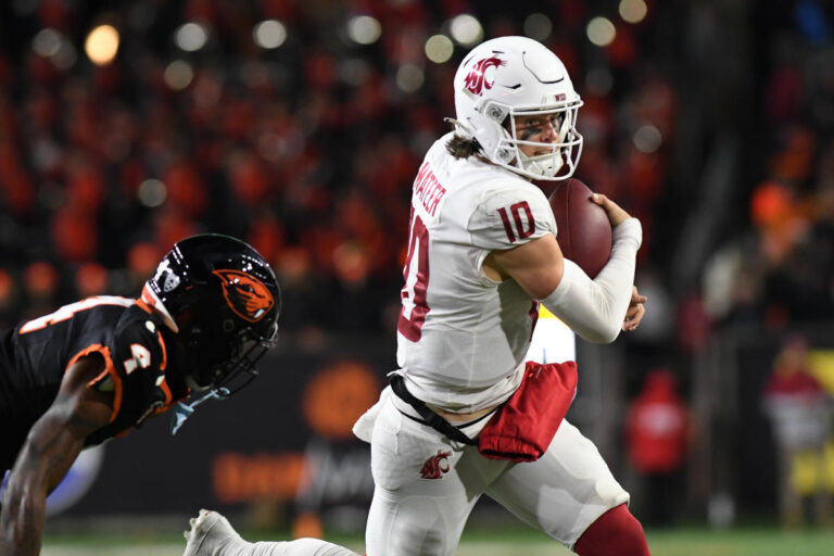 Washington State QB John Mateer enters transfer portal