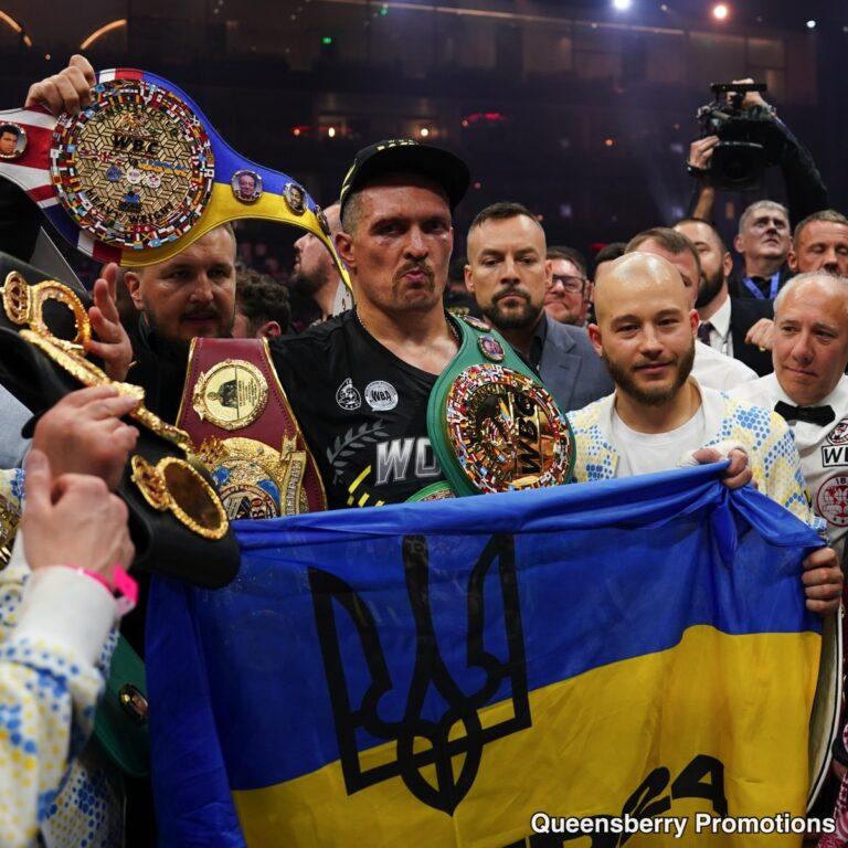 Usyk Shares Emotional Letter From Ukrainian Soldier Ahead Of Fury Rematch